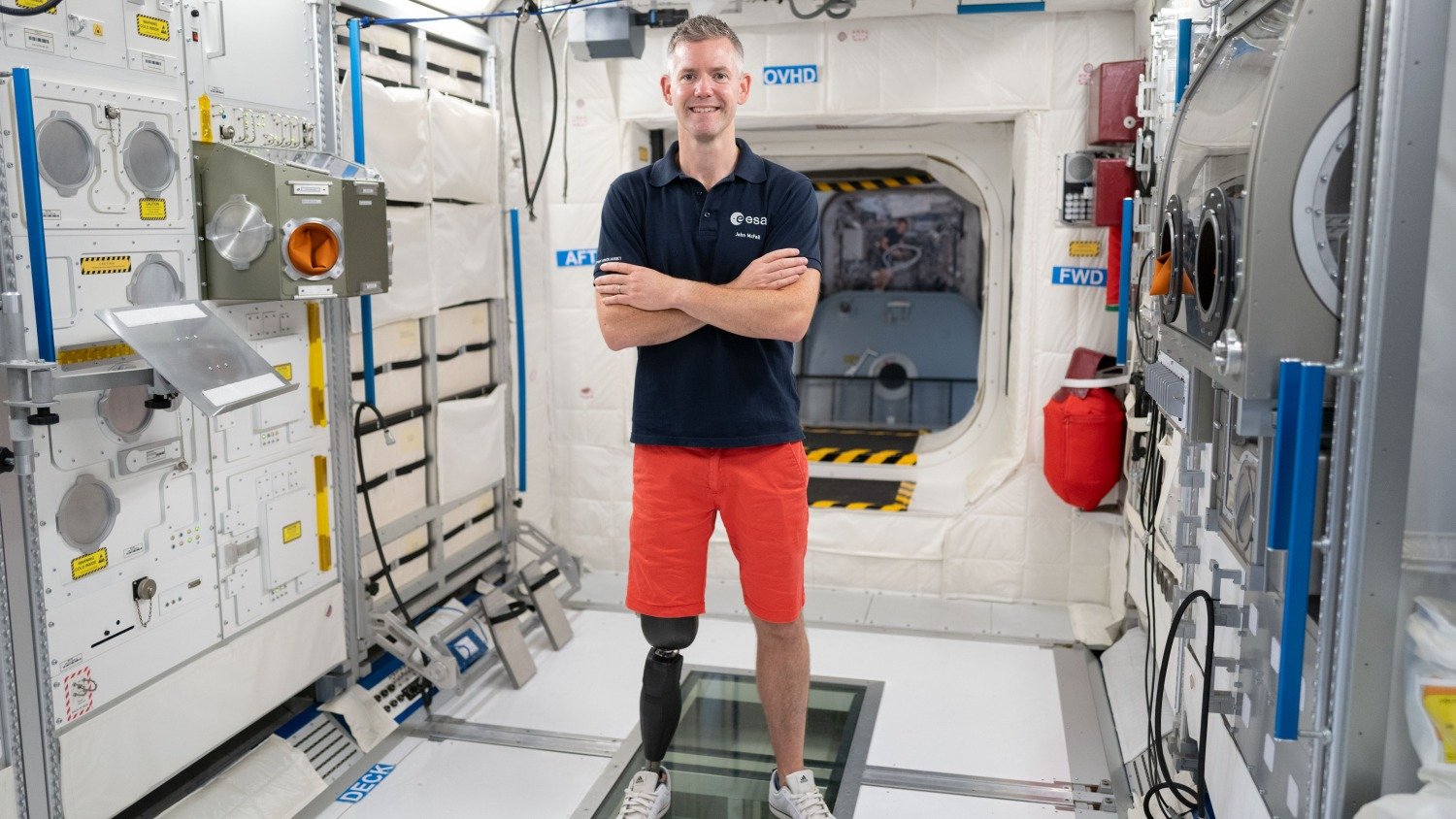 British amputee trains to be first disabled astronaut in space