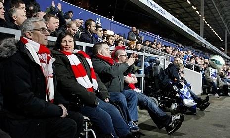 http://www.theguardian.com/uk wheelchair area at a football ground